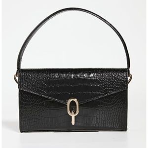 ANINE BING Colette Bag - Black Croc (NWT)